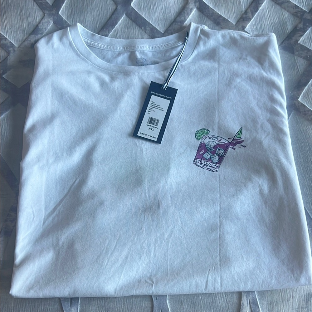 Vineyard Vines - White Graphic Tee